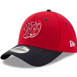 New Era 59Fifty Washington National MLB Hat 7 7/8 Red White Blue Low Profile Cap